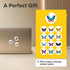 Super Cute Fridge & Locker Magnets – 10 Vibrant Glass Magnets – Strong Hold for Photos, Notes, Recipes, Aesthetic