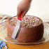 Offset Spatula Set of 3 for Cake Decorating - Red 6, 8 & 10 Inch Angled Icing Spatulas