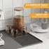 Silicone Coffee Mat with Raised Edges, 24'' x 16'' Coffee Bar Mat for Countertops, Fits Under Coffee Maker, Dish Drying