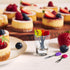 6-Piece Cocktail Forks, Appetizer Forks, Fruit Shapes, Stainless Steel and Silicone Small Forks for Fruits, Cheese