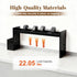 BESLCEID 31-inch 50 bamboo stove rack for above the hob, kitchen bamboo spice rack, supports up to pounds. Bamboo stove