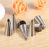 7Pcs Cake Decorating Icing Piping Nozzles Set, Stainless Steel Tips for DIY Pastry Fondant Baking