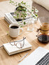16 oz,Ceramic Set, 3.8 inch, Set 6, LE TAUCI Coffee Mugs Mug Embossment Cups for Latte, Hot Tea, Cappuccino, Mocha