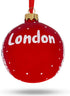 London City, United Kingdom Glass Ball Christmas Ornament, 3.25 Inches