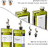 MUVEKA 16.9oz /500ml Set, Olive Oil Dispenser Bottle for Kitchen, Cooking Vinegar Dispenser Bottle Glass Sauce