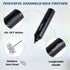 MF05 Rechargeable Handheld Milk Frother with Stainless Balloon Whisk for Cappuccino, Latte, Bulletproof Coffee (Black)