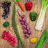 Meiwlong 11 Pcs Fake Vegetables,Realistic Artificial Vegetable and Fruits for Decoration,Fake Veggies Garlic Bell