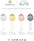 Homestia Fine Mesh Strainer for Kitchen - 304 Stainless Steel Sieve for Food, Tea, Oil, Easy to Clean