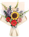 Rowood Wooden Flower Bouquet Building Set Craft Kit 3D Puzzles for Adults,Artificial