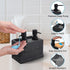 Set,Hand 4-in-1 Set Kitchen Soap Dispenser and Dish Soap Dispenser,Sponge Caddy and Brush Holder Kitchen Dual Soap