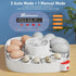 12 4 Sailnovo Incubators for Hatching Eggs Egg Incubator with Modes Temperature Control, Automatic Egg Turning