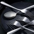 Unokit 36-Piece Silverware Set, 6.7 inch Stainless Steel Dinner Spoons, Dessert Spoon, Tablespoon, Mirror Polished,