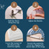 4 PCS Bed Sheet Clips - Corner Bands Suspenders for Fitted Sheets, Mattress Sheets Grippers Holders Straps (Pack of 4,