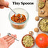CasaVibe 8 2.8" PCS Tiny Stainless Steel Spoons for Spices Jars, Mini Size Cute Small Stainless Steel Condiment Spoons