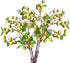 Forlaoers Realistic 21.6 Inch 8Pcs Green Berry Faux Stem Artificial Berries with Stem