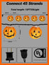 Adirxon 12ft 20 Charming Halloween Christmas Pumpkin Lantern Lights, LED UL Certified String Lights, Unique Fabric Jack