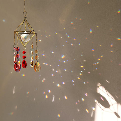 K9 2 30 Pack 26mm PATIKIL Crystal Octagon Beads Holes Pendants, Chandelier Prisms Parts Ornaments Hanging Beads for DIY