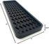 Happitasa Silicone Kitchen Sink Organizer Tray, Sponge Holder and Countertop Protector in Black, 12" x 4"