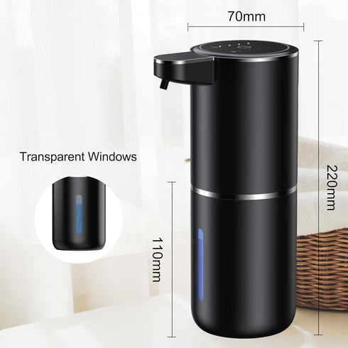 1200mAh Fantictas Automatic Foaming Soap Dispenser Foaming Hand Sanitizer Touchless Soap Dispenser Rechargeable