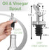 17 oz. GREENOLIVE Olive Oil Dispenser Bottle - Clear Glass Bottle with No-Drip BPA-Free Spout - Ideal for Kitchen