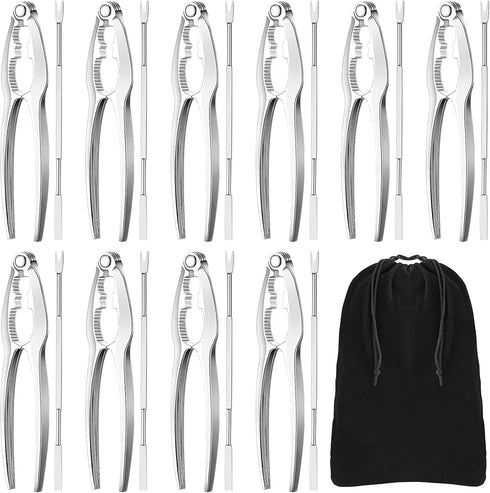 Zhehao Lobster Crackers and Picks Set Seafood Party Dinner Supplies Stainless Steel