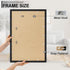 22x34 22 34 Inch 22 34 1 Pack/Black/22 x34 Fxojyvo Engineered Wood Frame, Black Picture Frame for x Poster Puzzle