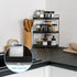 Lvssci 3 Countertop Countertop Corner Shelf Tier Bathroom Organizer Kitchen Bathroom Perfume Trays for Dresser Cosmetic