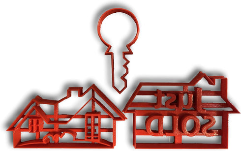 Real Estate Cookie Cutters, Set of 3