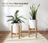 10 Inch Mkono Plant Stand Mid Century Wood Flower Pot Holder (Plant Pot NOT Included) Modern Potted Stand Indoor