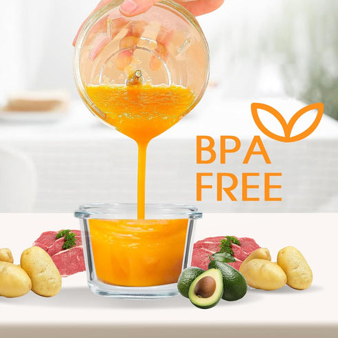MYAYLYGO Baby Food Processor, Baby Food Maker Gift for Homemade Food, Purees, Meat, Vegetable, Fruit