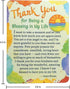 Blue Mountain Arts Appreciation Magnet with Easel Back, 4.9 x 3.6 Inches, Thank You Gift