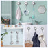 Heavy Duty Vacuum Suction Cup Hooks, Silver Plated Polished Super Suction for Kitchen Bathroom