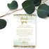 TENTADO 50 Wedding Thank You Place Cards, Thank You Table Sign for Wedding Reception, 4X6 inch