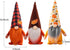 3 Pcs Fall Decoration Gnomes Plush Elf Doll Figurine with Pumpkin and Autumn Maple Leaves for Thanksgiving