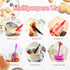 YZRIZX 3Pcs Set, Silicone Jar Spatula, Spatulas Kitchen Heat Resistant Jam Spreader for Baking Mixing Cake Cream Butter