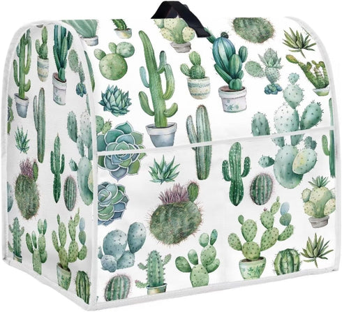 Cactus Stand Mixer Cover for Kitchen Aid Mixers, Mixer Cover with Pockets, Suitable for Kitchen Mixer Accessories
