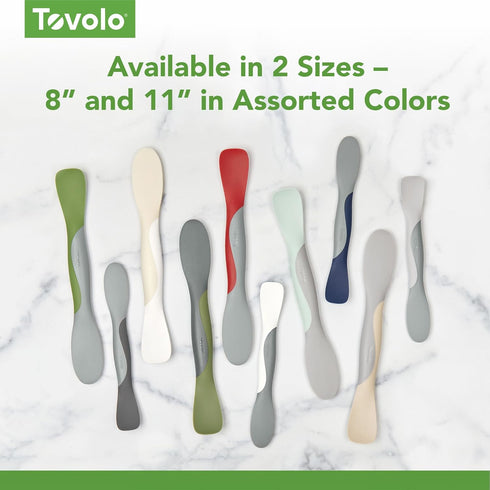 Tovolo Mini Scoop and Spread Tool for Kitchen Meal Prep Small Sandwich Spreader Spatula for Peanut Butter Jelly