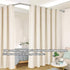 Adjustable Corner Connector, 2 Pack for 1 Inch & 7/8 Inch Diameter Curtain Rods, Antique Silver for Corner & Bay Windows