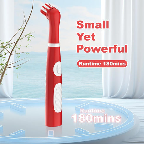SOARING Rechargeable Electric Cleaning Brush - 4 in 1 Cordless Motorized Brush for Bathroom & Kitchen