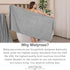 8 Set Set 2 2 4 Mistyrose Piece Oversized Bath Towels for Family, Soft Dark Gray Bathroom Towel Quick DryMicrofiber