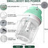 Electric Garlic Chopper 250ML, Mini 2 in 1 Food Chopper with Egg Beater, USB Portable for Veggies and Garlic