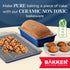 Bake with Elegance: 6-Cup Cake/Muffin Pan Set, Aluminized Steel with Ceramic Non-Stick Coating