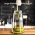 2 in 1 Glass Oil Sprayer & Dispenser, 470ml Olive Oil Sprayer, Cooking Oil Spray Bottle for Kitchen, Baking, BBQ