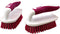 Dependable Industries Inc. Essentials Scrub Brush with Comfort Rubber Grip, Heavy Duty for Bathroom Cleaning