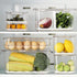 '-3 Pack elabo Fruit Storage Containers for Fridge Fresh Produce Saver Stackable Fridge Organizers Bins with Lids, Drain