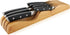 ROYALHOUSE Bamboo Knife Block Holder, In-Drawer Organizer for 7 Knives, Perfect Gift for Home and Chefs