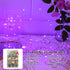 8 16FT 50Led Light Purple Fairy Lights Battery Operated (Included), Modes & Auto Timer, Mini Twinkle Lights, Waterproof