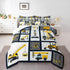 Set Set Set 2Pcs Feelyou Boys Construction Bedding Twin Size Kids Machinery Truck Comforter for Children Construction