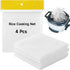 4 Pcs Rice Net, 43.3" 39.4" Sushi Rice Cooking Net, Non-Stick Fine Mesh Rice Cooker Napkins, Tetoron Rice Nets, Cooking Steam Cloths for Homes, Restaurants, Camping by Tideme