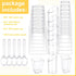 300 Pack 3oz 5oz Events(3 Funtery Mini Dessert Cups with Spoons - Reusable Clear Plastic Yogurt Parfait & Appetizer